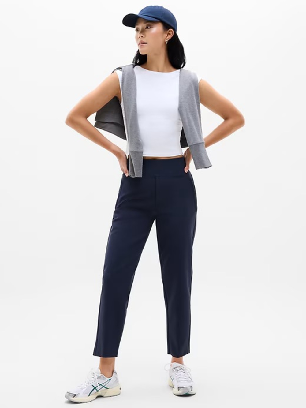 ATHLETA Endless High Rise Pant size 8 in Navy
